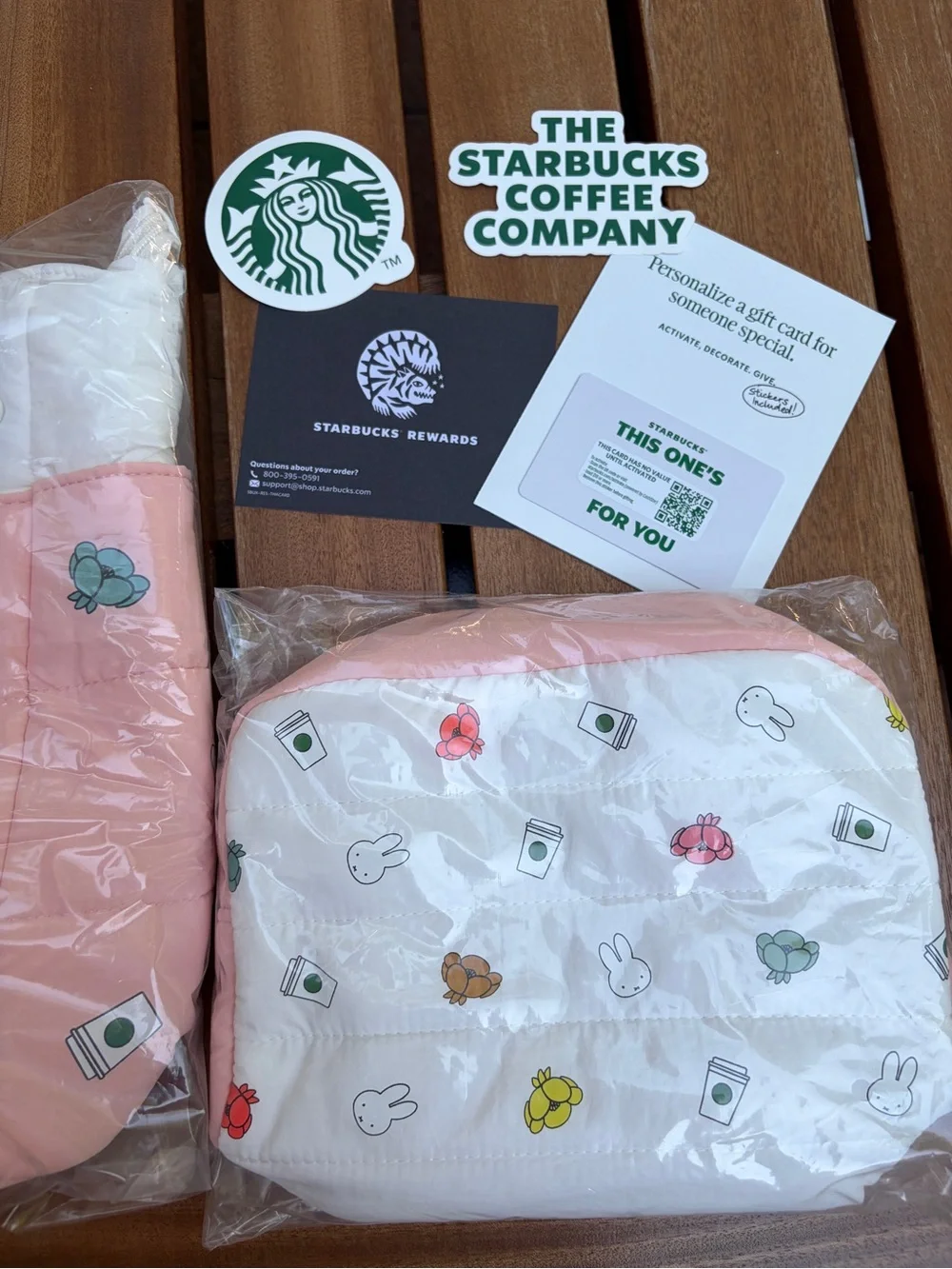 Miffy Starbucks bag and pouch- reserve exclusion